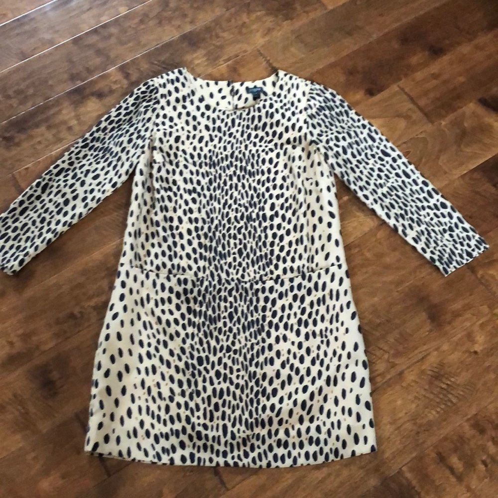 J. Crew leopard shift dress